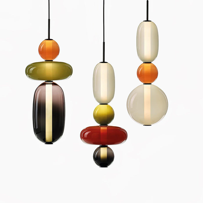 Candied Glass Combo Pendant Light-DWHOME