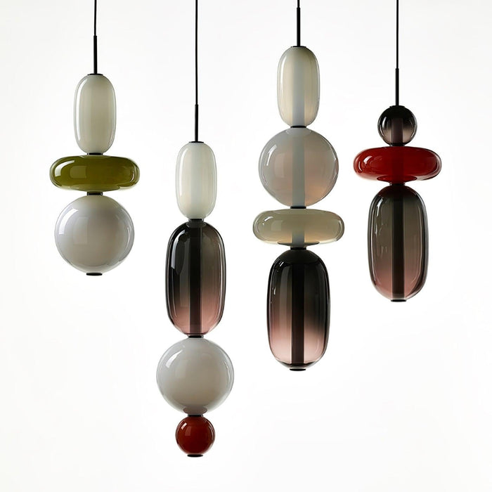 Candied Glass Combo Pendant Light-DWHOME