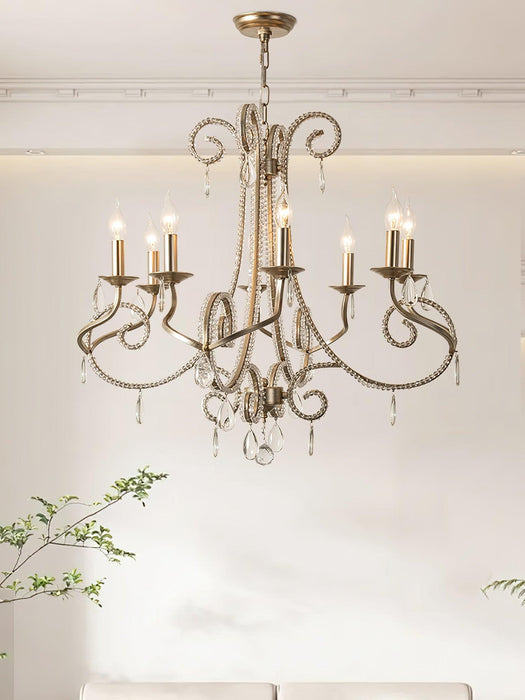 Candle Crystal Chandelier-DWHOME