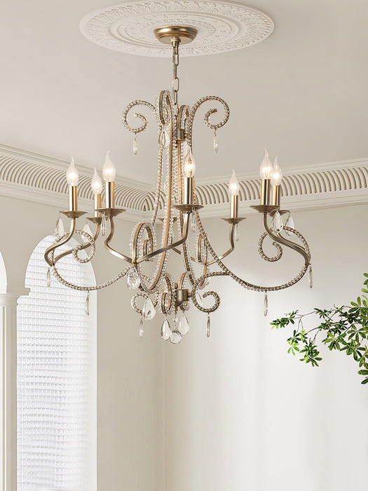Candle Crystal Chandelier-DWHOME