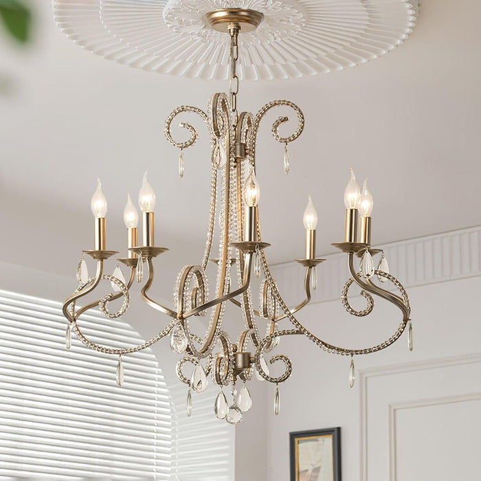 Candle Crystal Chandelier-DWHOME