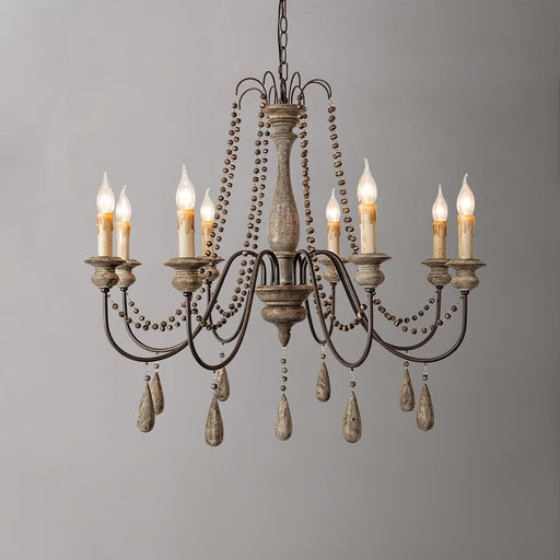 Candle Style Beaded Chandelier-DWHOME