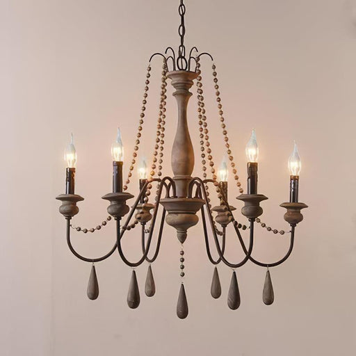 Candle Style Beaded Chandelier-DWHOME