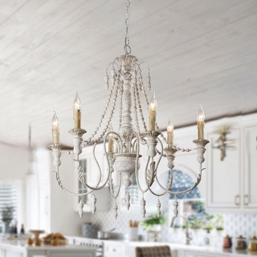 Candle Style Beaded Chandelier-DWHOME