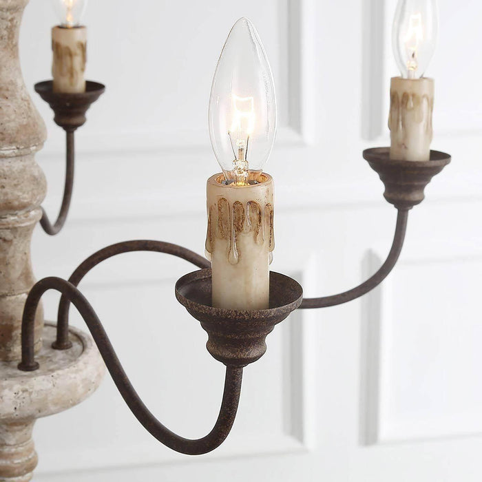 Candlestick Farmhouse chandelier-DWHOME