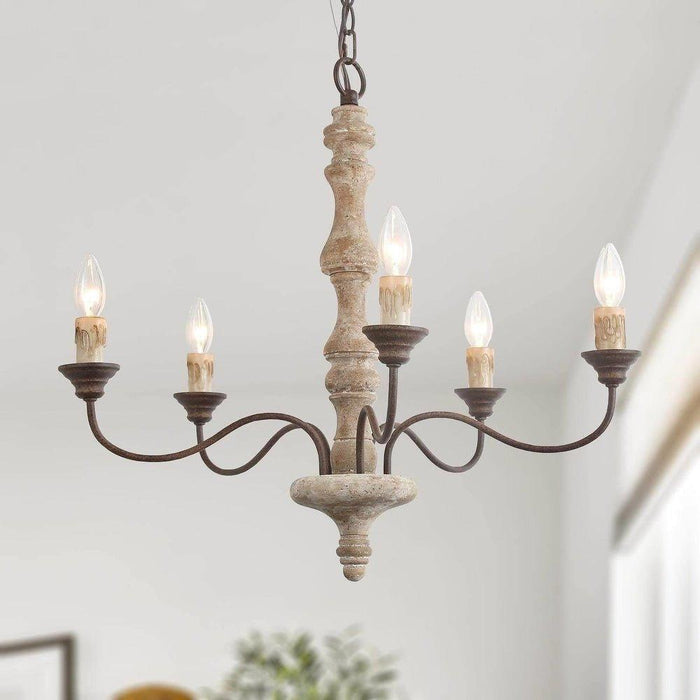 Candlestick Farmhouse chandelier-DWHOME
