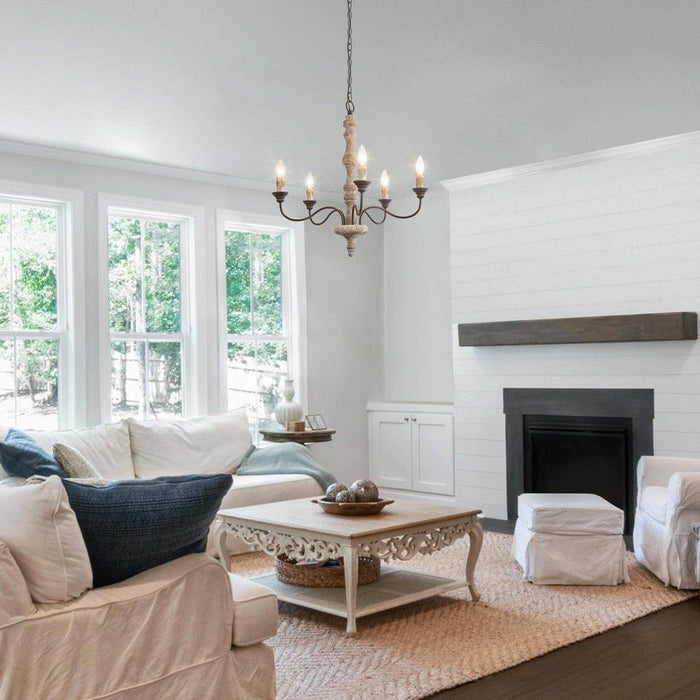 Candlestick Farmhouse chandelier-DWHOME
