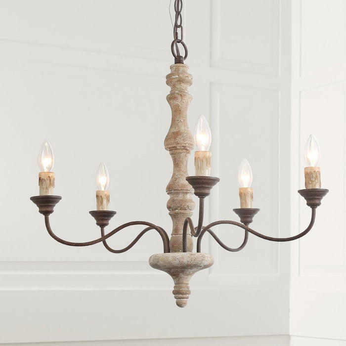 Candlestick Farmhouse chandelier-DWHOME