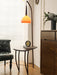 Cantilever Wood Accent Floor Lamp-DWHOME