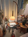 Cantilever Wood Accent Floor Lamp-DWHOME