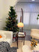 Cantilever Wood Accent Floor Lamp-DWHOME