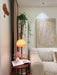 Cantilever Wood Accent Floor Lamp-DWHOME