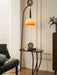 Cantilever Wood Accent Floor Lamp-DWHOME
