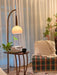 Cantilever Wood Accent Floor Lamp-DWHOME