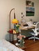 Cantilever Wood Accent Floor Lamp-DWHOME