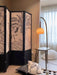 Cantilever Wood Accent Floor Lamp-DWHOME