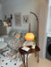 Cantilever Wood Accent Floor Lamp-DWHOME