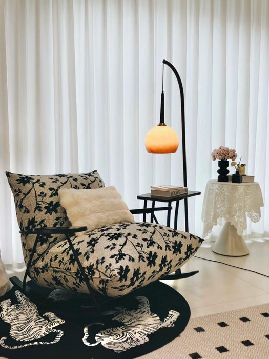 Cantilever Wood Accent Floor Lamp-DWHOME