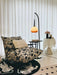 Cantilever Wood Accent Floor Lamp-DWHOME