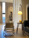 Cantilever Wood Accent Floor Lamp-DWHOME