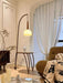 Cantilever Wood Accent Floor Lamp-DWHOME