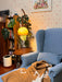 Cantilever Wood Accent Floor Lamp-DWHOME