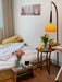 Cantilever Wood Accent Floor Lamp-DWHOME