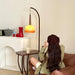 Cantilever Wood Accent Floor Lamp-DWHOME