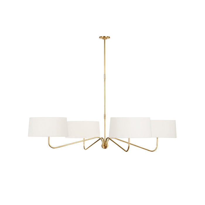 Grande Four Arm Chandelier-DWHOME