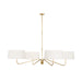 Grande Four Arm Chandelier-DWHOME