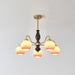 Caramel Orb Chandelier-DWHOME