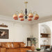 Caramel Orb Chandelier-DWHOME