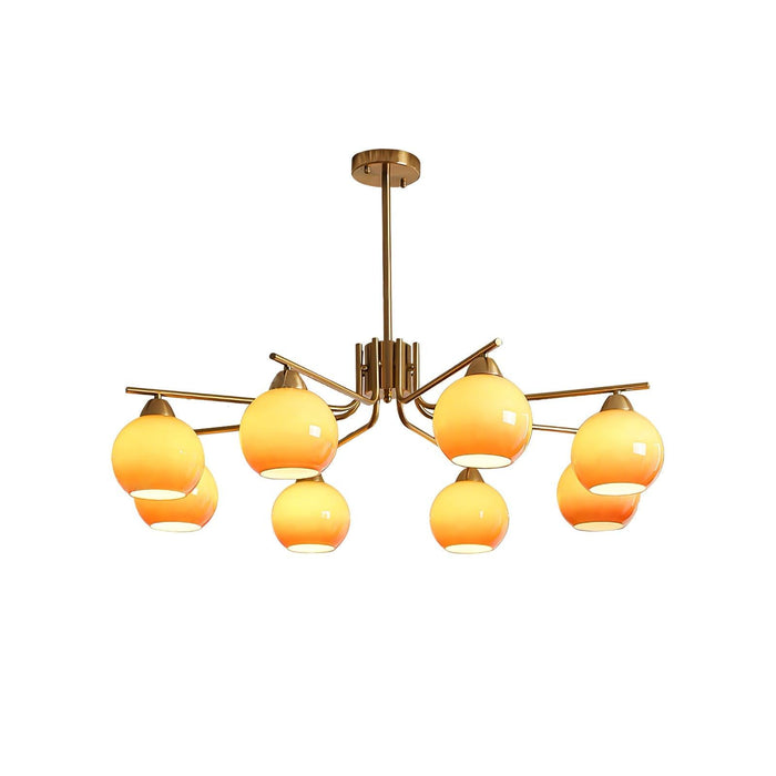 Chandelier Sphère Caramel - DWHOME