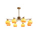 Chandelier Sphère Caramel - DWHOME