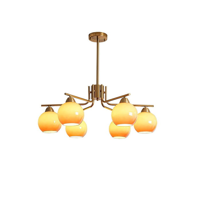 Chandelier Sphère Caramel - DWHOME