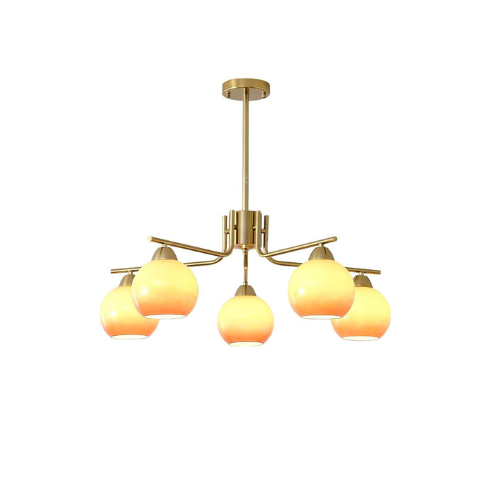 Chandelier Sphère Caramel - DWHOME