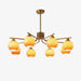 Chandelier Sphère Caramel - DWHOME