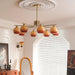 Chandelier Sphère Caramel - DWHOME