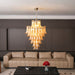Caramello Petal Chandelier-DWHOME