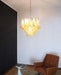 Amber Glass Murano Petals Chandelier - DWHOME