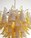Amber Glass Murano Petals Chandelier - DWHOME