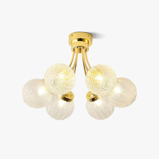 Carved Glass Ceiling Lamp-DWHOME