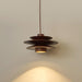 Cascade Wooden Disc Pendant Lamp-DWHOME