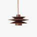 Cascade Wooden Disc Pendant Lamp-DWHOME