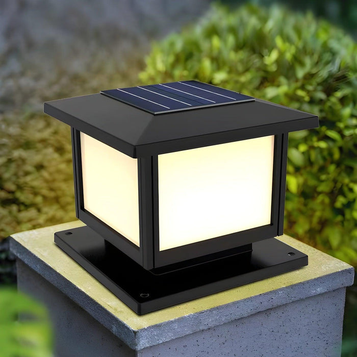 Cassian Solar Post Outdoor Light-DWHOME