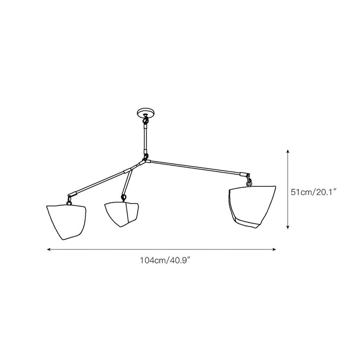 Cassiopeia Mobile Chandelier-DWHOME