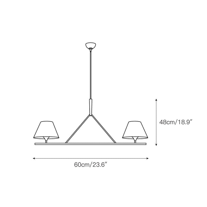 Casta Linear Chandelier-DWHOME