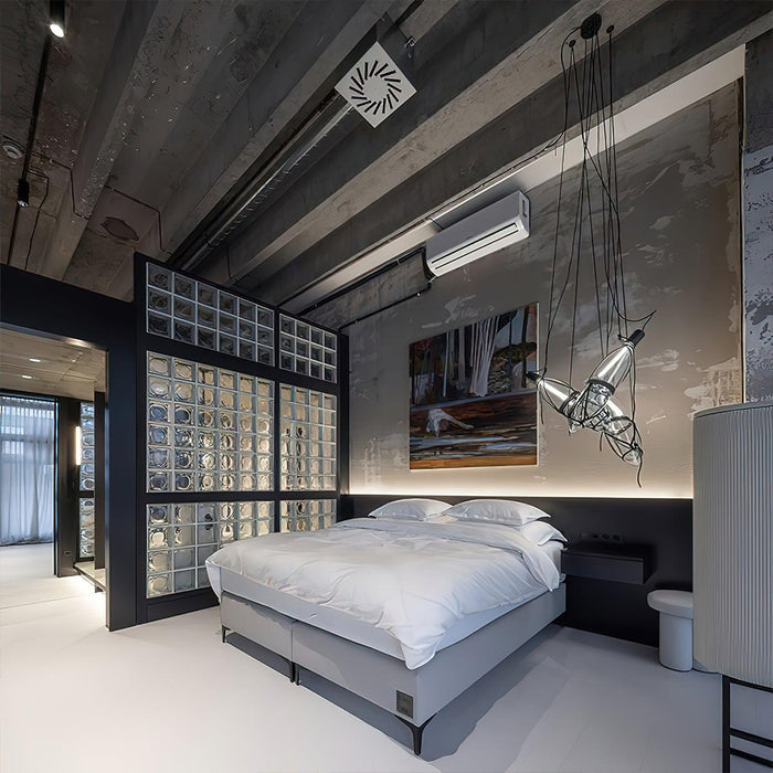 Castaway Bottle Glass Pendant Lamp-DWHOME