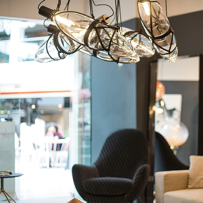 Castaway Bottle Glass Pendant Lamp-DWHOME