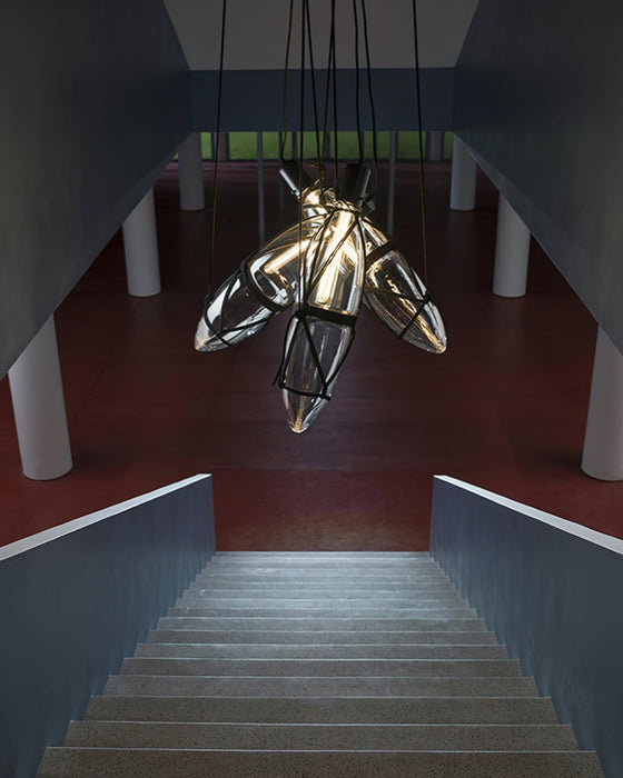 Castaway Bottle Glass Pendant Lamp-DWHOME